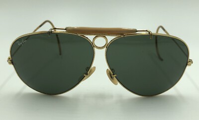 Vintage B&L Ray Ban Bausch & Lomb G31 Gray Lens Shooter w/Case USA