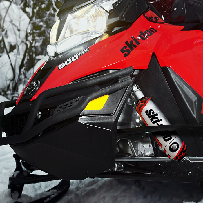 SkiDoo BRP Black & Red Shock Protector Covers Snowmobile (Set of 2