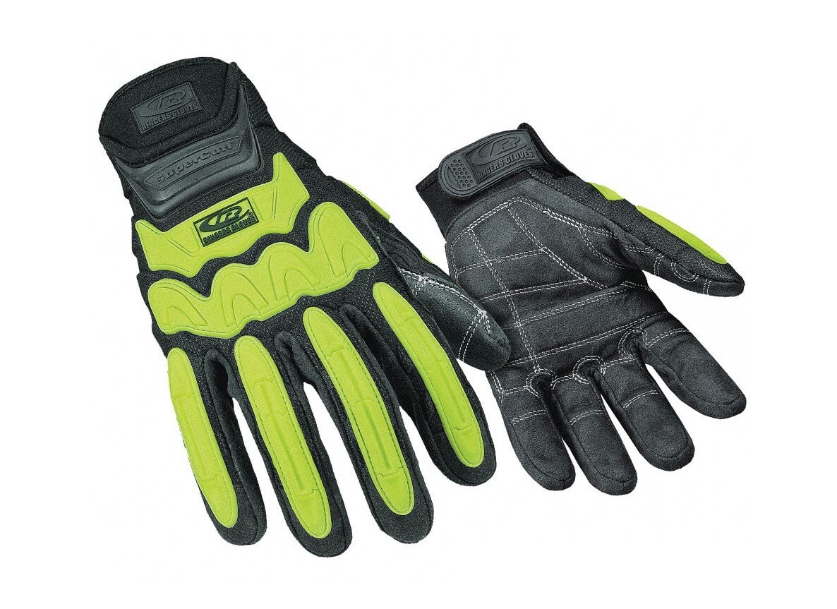 Ringers Gloves (21312) High Visibility R21 Heavy Duty AntiVibration