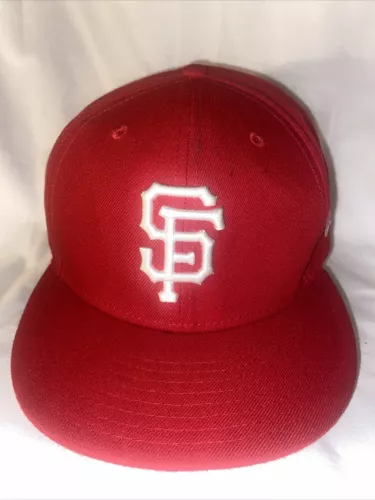 Vintage San Francisco Giants Red Baseball Hat New Era 59Fifty 8” MLB Cap