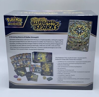 Pokemon TCG - S&V: Surging Sparks Pokemon Center Elite Pokemon TCG - S&V: Surging Sparks Pokemon Center Elite