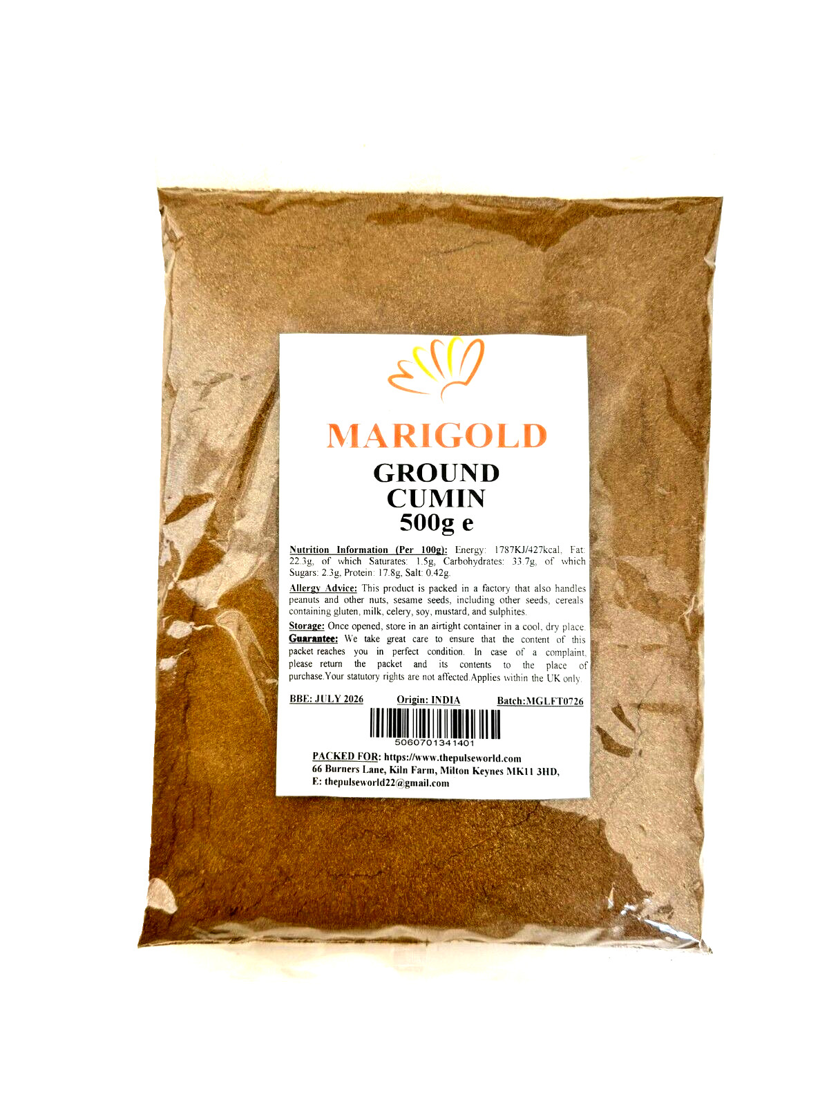 Marigold Ground Cumin  500g-Jeera powder-Cumin powder