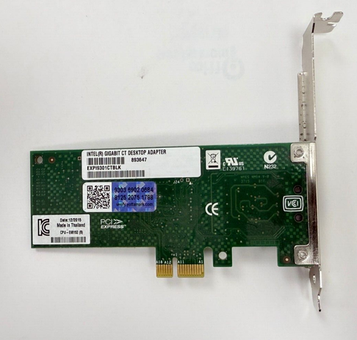 Intel EXP19301CTBLK Gigabit Ct Desktop Adapter Netzwerkkarte 893647 EXP19301CT - Bild 3 von 4