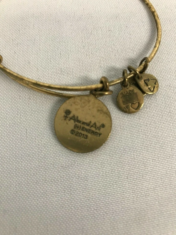 2 PULSEIRAS PULSEIRA ALEX & ANI ~ 2013 "MÃE" E CRISTAL AZUL - Imagem 4 de 4