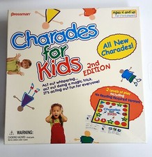 Charades For Kids Game 2nd Edition 2004 by Pressman Ages 4 