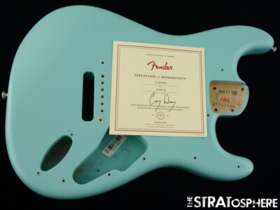 USA Fender Cory Wong Stratocaster Strat BODY, Lacquer Daphne Blue