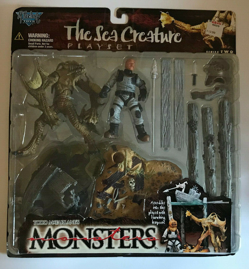 VINTAGE MCFARLANES MONSTERS SERIES 2 SEA CREATURE PLAYSET NEW 1998
