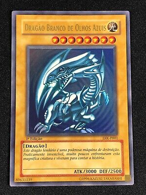 YUGIOH BLUE-EYES WHITE DRAGON DIK-P001 1ST ULTRA PORTUGESE YUGIOH BLUE-EYES WHITE DRAGON DIK-P001 1ST ULTRA PORTUGESE