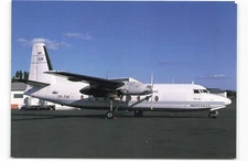 Postcard Airline WHITE EAGLE AVIATION Fokker F27-600 SP-FNF CC9.