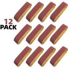 12PCS 4 x36 inch Sanding Belts 60 80 120 150 240 400 Grit Belt Sander Sandpaper