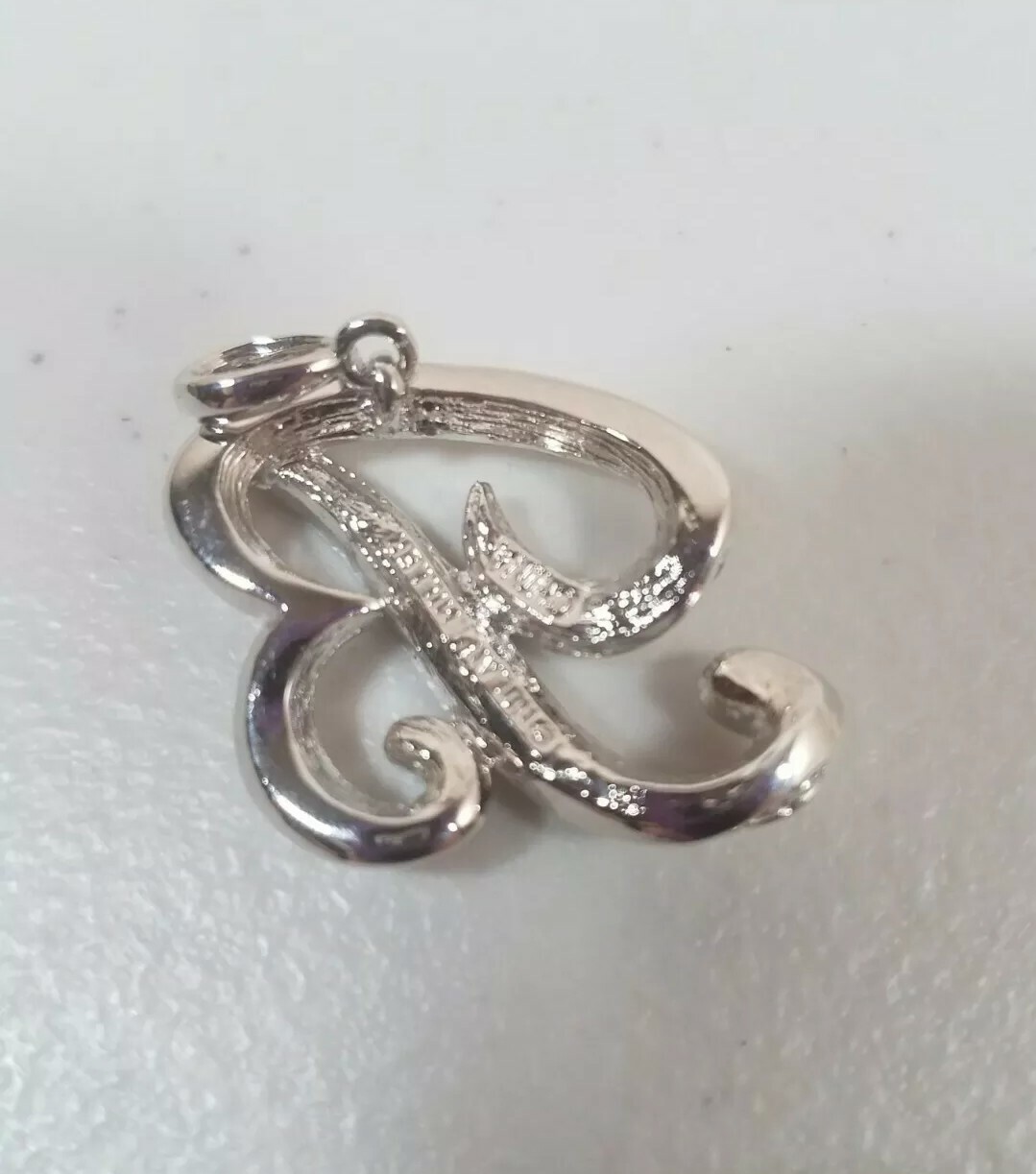 Signed Nolan Miller Rhinestone Initial Letter B P… - image 4