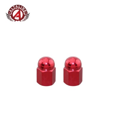 AltaLine Easy Grip Bike Bicycle Done Valve Stem Valve Caps Cover Red