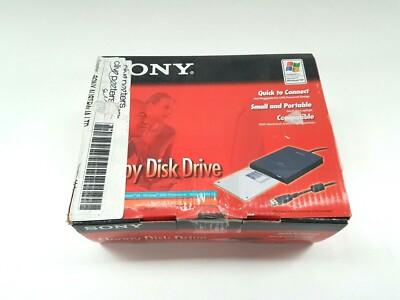 USB FLOPPY DISK DRIVE SONY 1.44MB MPF82E-U1 3.5'' WIRED EXTERNAL PORTABLE GENUINE