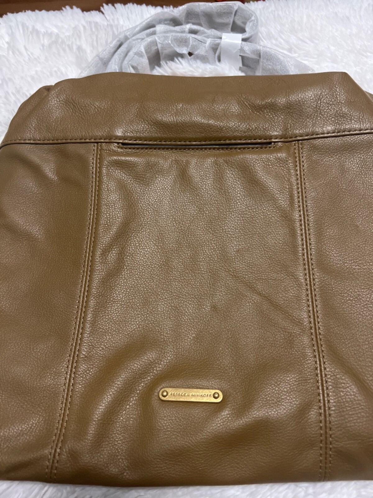 REBECCA MINKOFF Alex leather women's slouchy shoulder bag + Dust bag NWT eBay