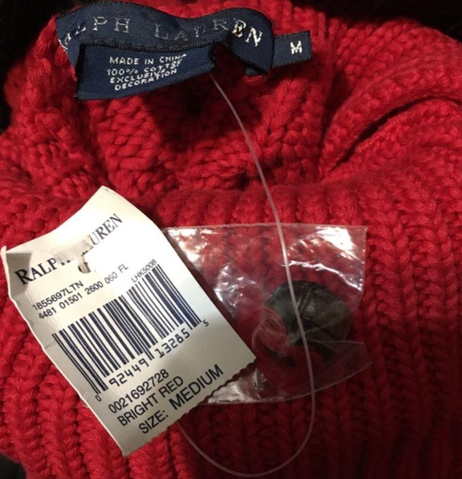 テレビ NEW Ralph Lauren Womens Red Turtleneck Sweater M Medium NWT | eBay