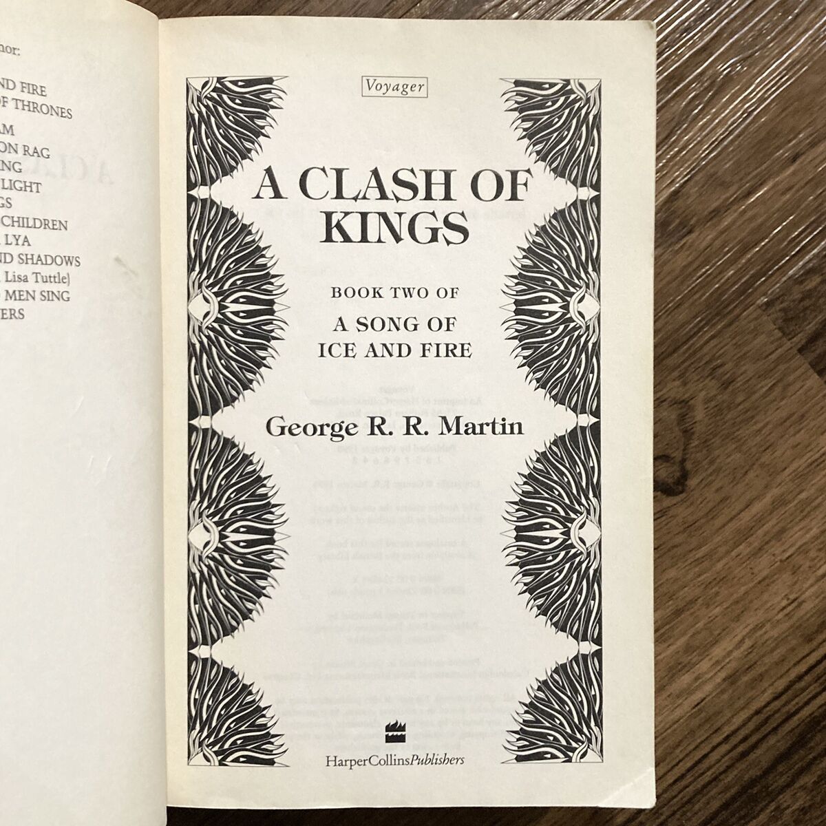 A Clash of Kings - 1st UK edition