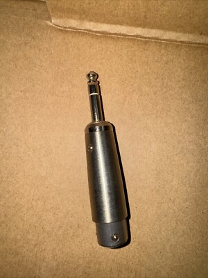 XLR Female to 1/4'' TS Mono Adapter, Unbalanced Female XLR to Quarter Inch 6.3mm