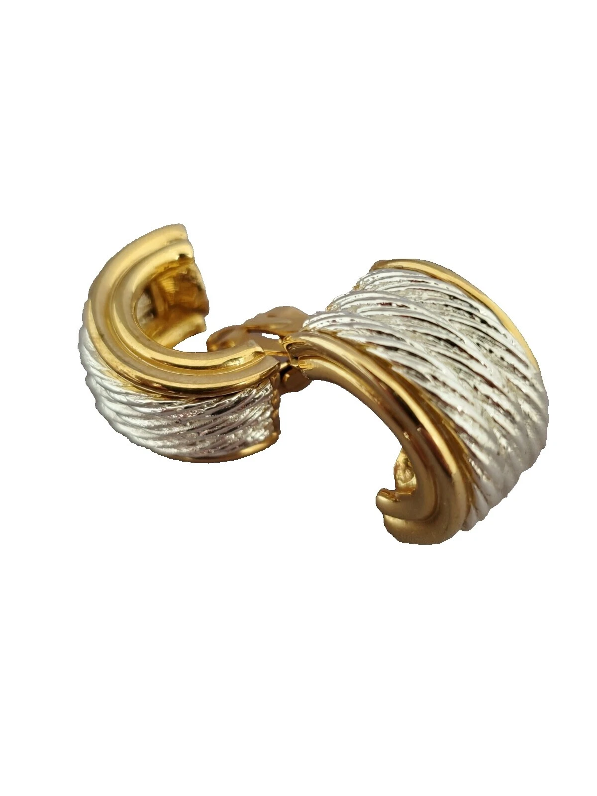 Givenchy Chapado en Oro de varias tonalidades Pendientes de Moda