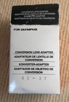 Conversion Lens Adaptor For Olympus 41-37 Made in Japan