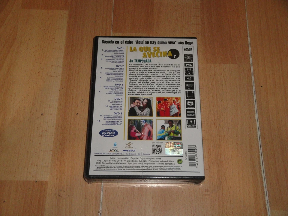 LA QUE SE AVECINA TEMPORADA 4 EN DVD SERIE DE TV CON 5 DISCOS NUEVA PRECINTADA - Imagen 2 de 2