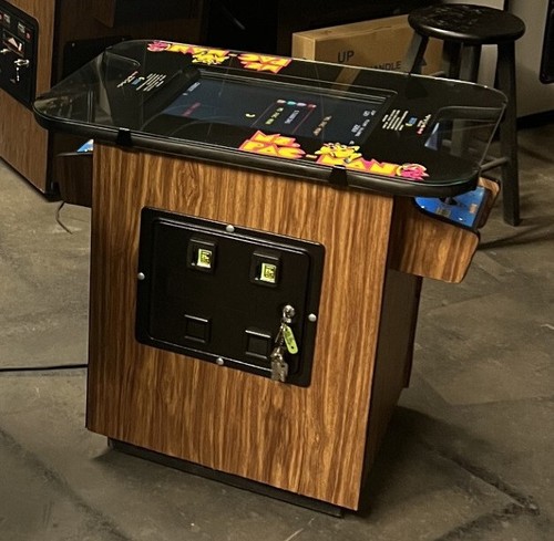 MS PAC-MAN ARCADE MACHINE COCKTAIL TABLE | eBay