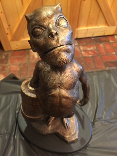 Sideshow HELLBOY HELLBABY Faux Bronze Statue Maquette Mike Mignola NEW! #118/500 - Picture 1 of 12