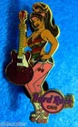 ONLINE HRCPCC SEXY ROLLER BOOGIE PINK GIRL SKATES GUITAR Hard Rock Cafe PIN LE75