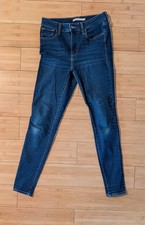 Levi's 720 Women's Jeans High Rise Super Skinny Jeans Size 28 Blue Denim Stretch