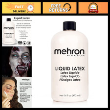 Liquid Latex Special FX Adhesive - 16 oz Clear Makeup for Costumes Effects