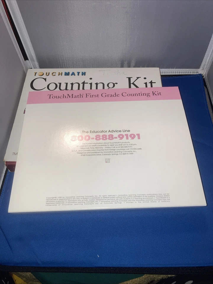 Kit de conteo TouchMath primer grado faltan algunas páginas 1998 excelentes hojas de trabajo 721 Foto 4 de 4