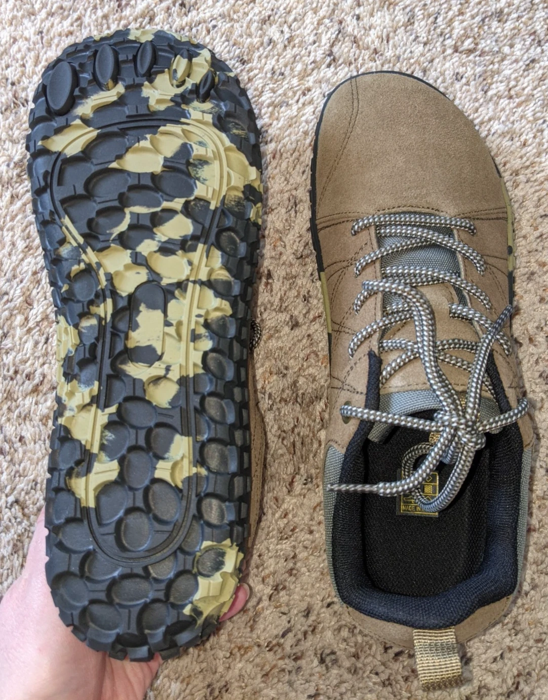 Barefoot Hiking Trail Running Outdoor Shoes Men's 8.5/ Women's 10