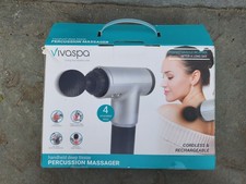 VivaSpa Handheld Deep Tissue Percussion Massager Cordless Rechargeable