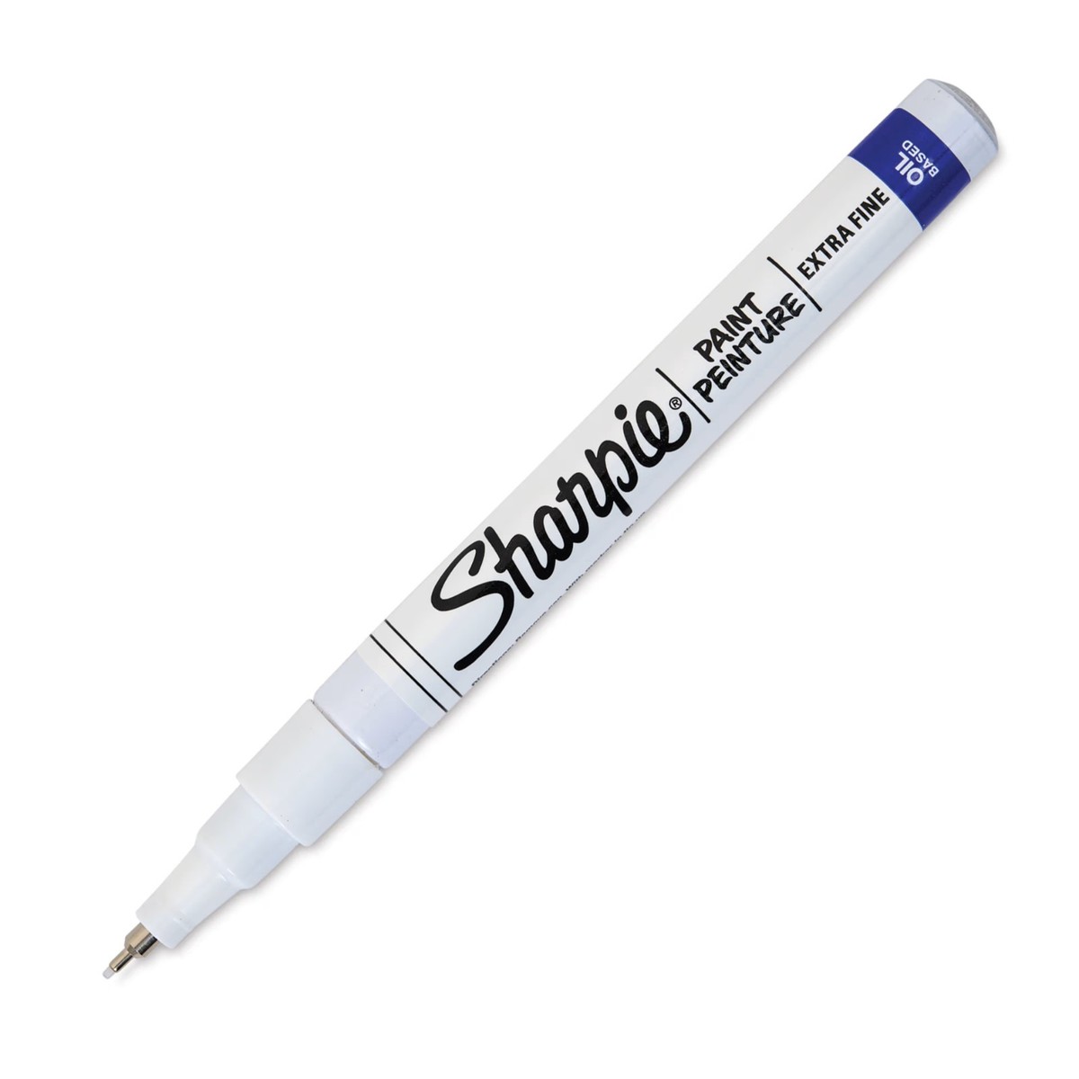 White Sharpie Paint Marker Extra Fine Tip Pen Oil Based UK STOCK