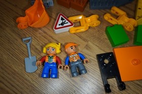 Lego Duplo 10812 Truck & Tracked Excavator Set Complete