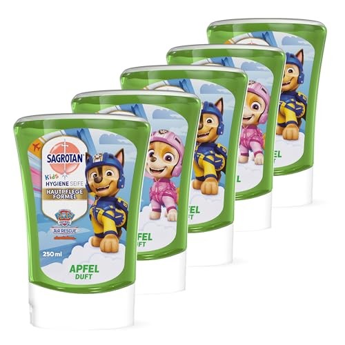 Sagrotan Kids No-Touch Recharge Pomme de savon liquide doux hypoallergénique