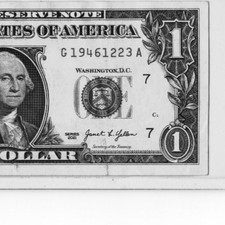 $1 BIRTHDAY NOTE "19461223"; DECEMBER 23, 1946