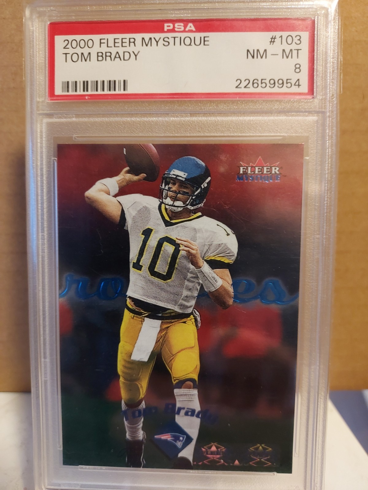 2000 Fleer Mystique Tom Brady RC /2000