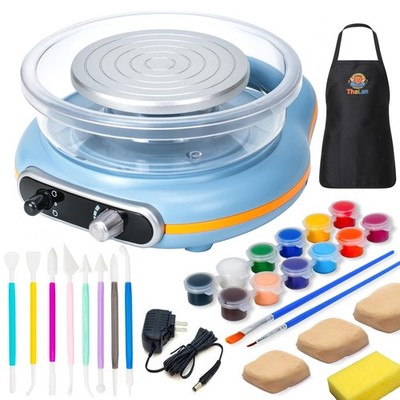 Pottery Wheel for Kids | Clay Machine for Beginners | 4.7 Inch Electric Mini ...