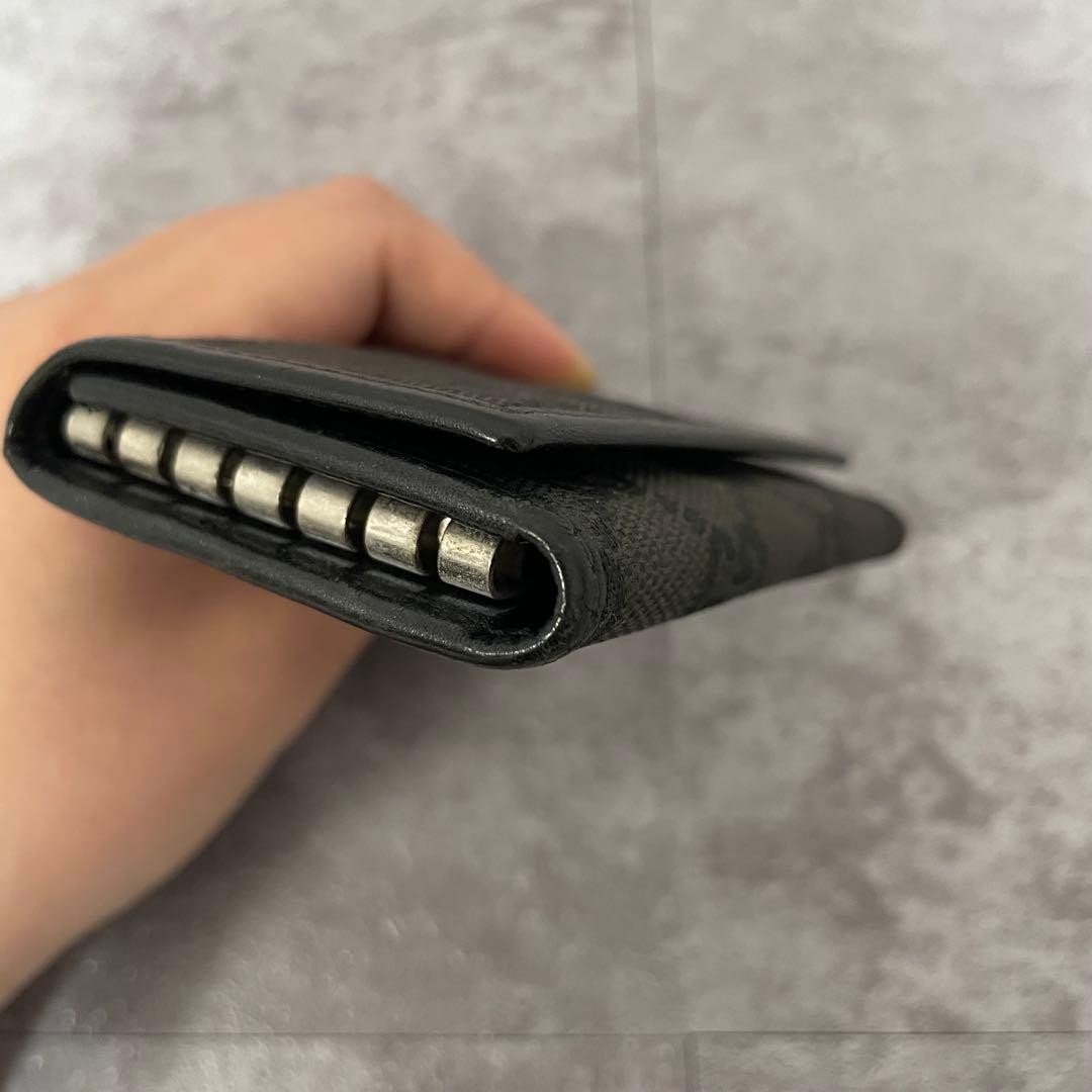 Gucci Key Case Black Gg Pattern Interlocking - image 3