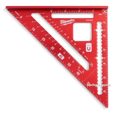 Milwaukee MLSQM070 Milwaukee Tool 7" Magnetic Aluminum Easy Read Rafter Square
