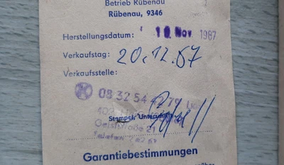 VEB NARVA RÜBENAU OVP BOX LICHTERKETTE ORIGINAL DDR GDR GARANTIE WEIHNACHT 80er - Bild 1 von 4