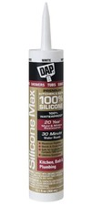 DAP Silicone Max 100 Waterproof Kitchen  Bath Sealant White 10.1 oz 3-Pack 
