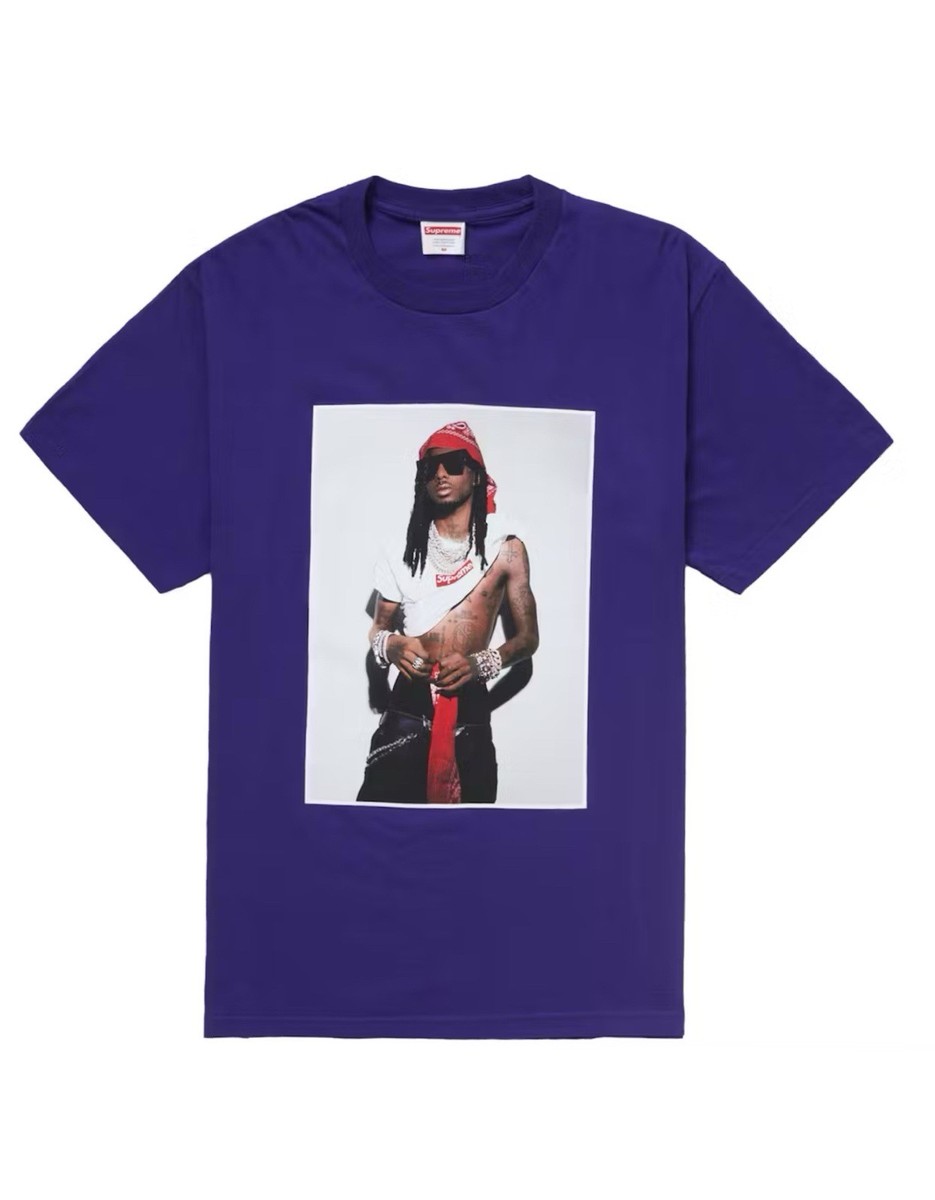トップス Supreme Playboi Carti Tee Black M SUPREME FW25 PLAYBOI CARTI PHOTO TEE BLACK WHITE PURPLE RED