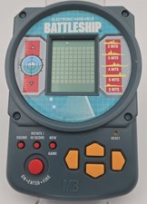 Vintage 1995 Milton Bradley Electronic Hand-held BATTLESHIP game Tested  Works