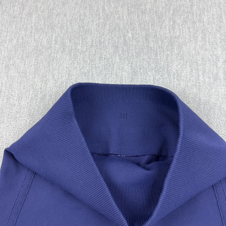 Lululemon Leggings Mujer 2 Acanalados Azul In The Flow Crop 17" Yoga Pantalones Atléticos Foto 3 de 4