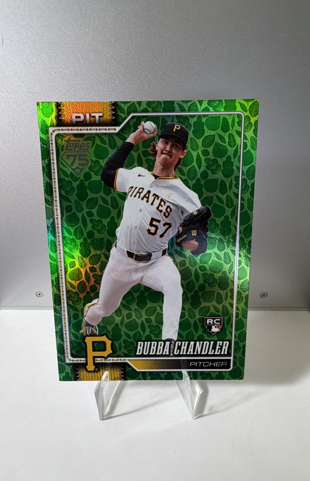 2026 Topps Series 1 - Bubba Chandler #283 Green Leaf Foil (RC)