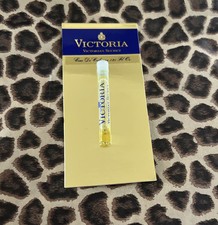 Late 80s/Early 90s VICTORIA Eau De Cologne Victoria s Secret Partial Vial Card