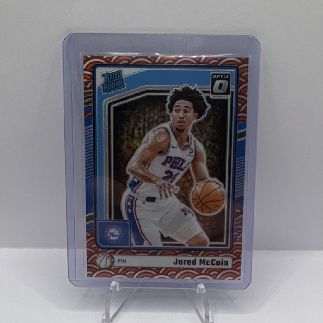 Panini 2024-25 Donruss Optic Rated Rookie Photon Jared McCain 76ers #270