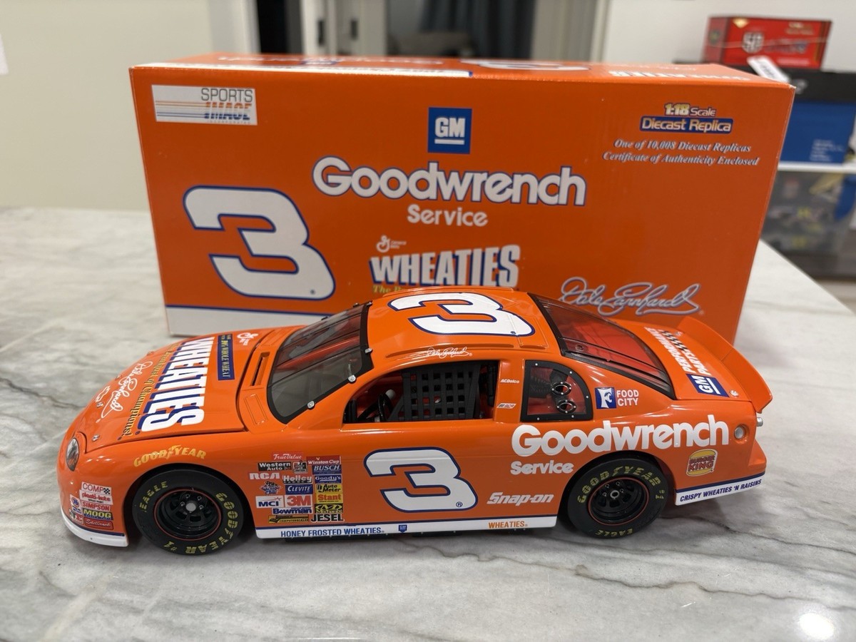Dale Earnhardt Sr 1997 Wheaties Nascar 1/18 Diecast Revell #3 GM Goodwrench