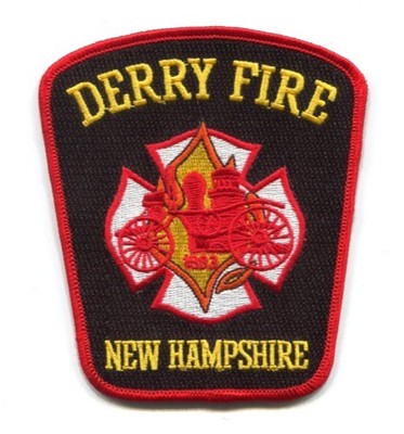 Derry Fire Department Patch New Hampshire NH v3
